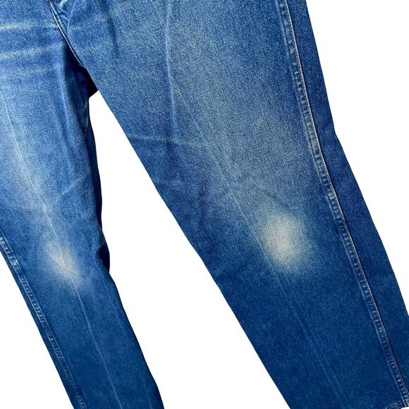 Vintage 90s Men’s Wrangler Jeans Western Straight Leg Denim Blue 38x30 - Picture 6 of 9